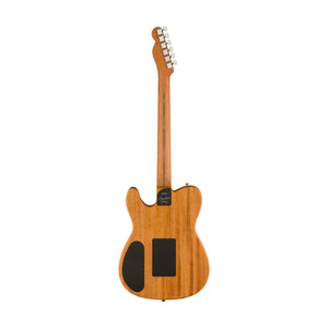 Fender American Acoustasonic Telecaster Acoustic Electric Guitar w/Bag, Ebony FB, Crimson Red