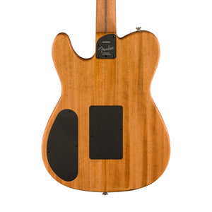 Fender American Acoustasonic Telecaster Acoustic Electric Guitar w/Bag, Ebony FB, Crimson Red