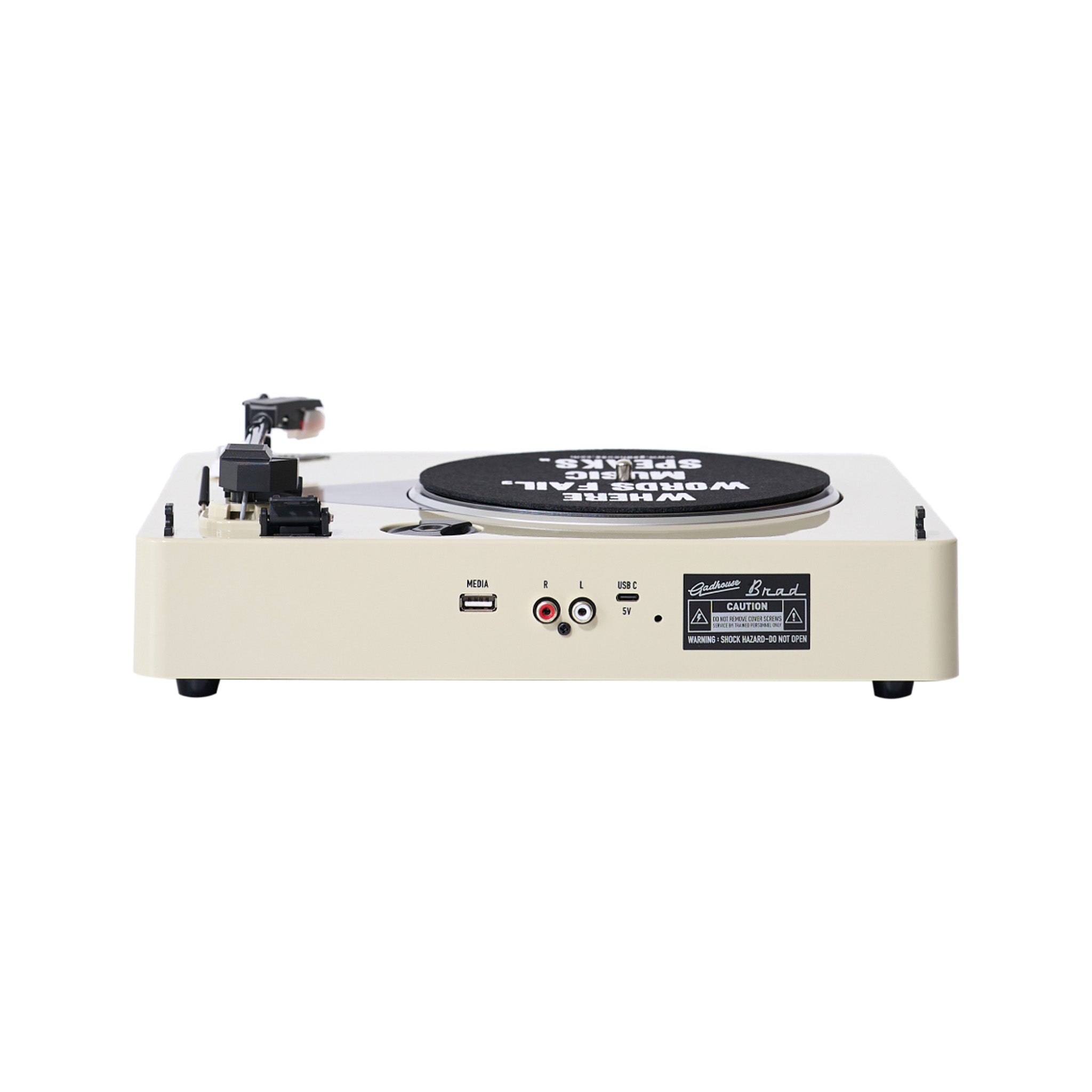 Gadhouse Brad MKII Record Player, Ivory – Dawsons