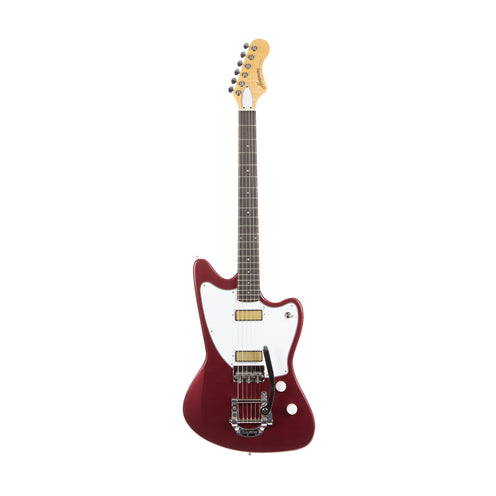 Harmony Standard Series Silhouette w/ Bigsby Electric Guitar w/Case, RW FB, Burgundy