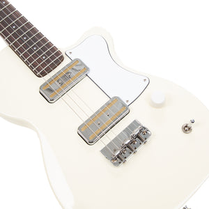 Harmony Standard Juno Electric Guitar w/Case, RW FB, Pearl White