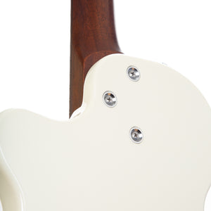 Harmony Standard Juno Electric Guitar w/Case, RW FB, Pearl White