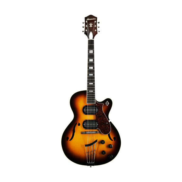 Harmony H62 Reissue Electric Guitar, Sunburst Dawsons