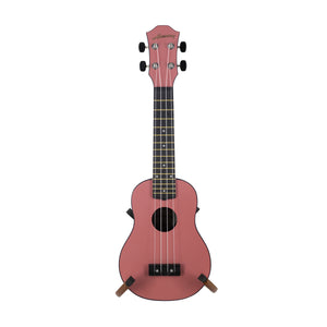 Harmony Foundation Series Sierra Classic ABS Soprano Ukulele, Coral Red