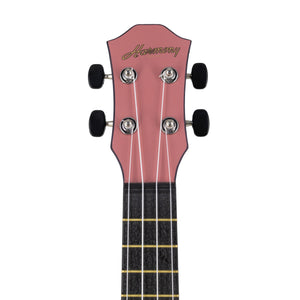 Harmony Foundation Series Sierra Classic ABS Soprano Ukulele, Coral Red