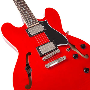 Heritage Standard Collection H-535 Electric Guitar with Case, Trans Cherry