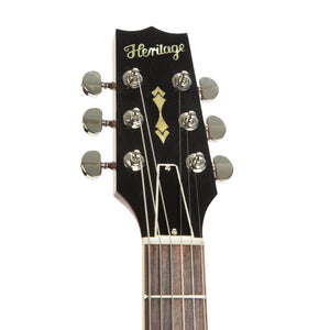 Heritage Custom Shop Core Collection H-150 Plain Top Electric Guitar with Case, Dark Cherry Sunburst