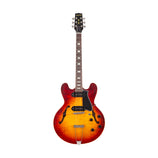 Heritage Custom Shop Core Collection H-530 Electric Guitar with Case, Dark Cherry Sunburst