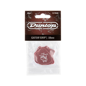 Jim Dunlop 417 Gator Grip Pick, .58mm, 12-Pack