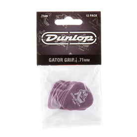 Jim Dunlop 417 Gator Grip Pick, .71mm, 12-Pack