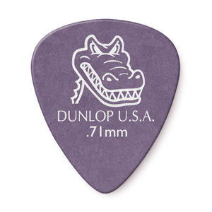 Jim Dunlop 417 Gator Grip Pick, .71mm, 12-Pack