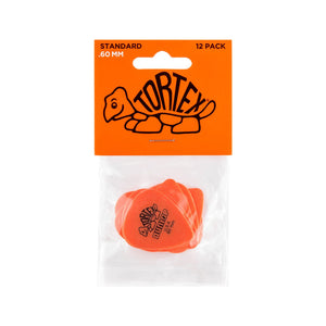 Jim Dunlop 418 Tortex Standard Pick, .60mm, 12-Pack