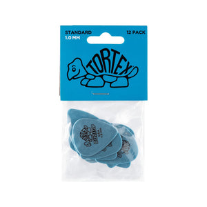 Jim Dunlop 418 Tortex Standard Pick, 1.00mm, 12-Pack