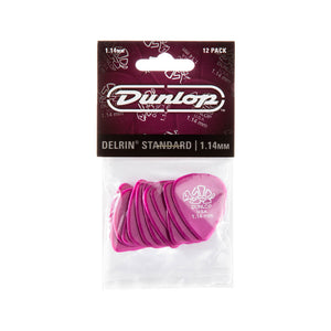 Jim Dunlop 41 Delrin 500 Pick, 1.14mm, 12-Pack