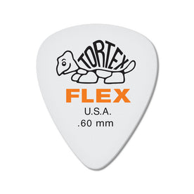 Jim Dunlop 428 Tortex Flex Standard Pick, .60mm, 12-Pack