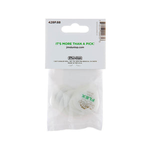 Jim Dunlop 428 Tortex Flex Standard Pick, .88mm, 12-Pack