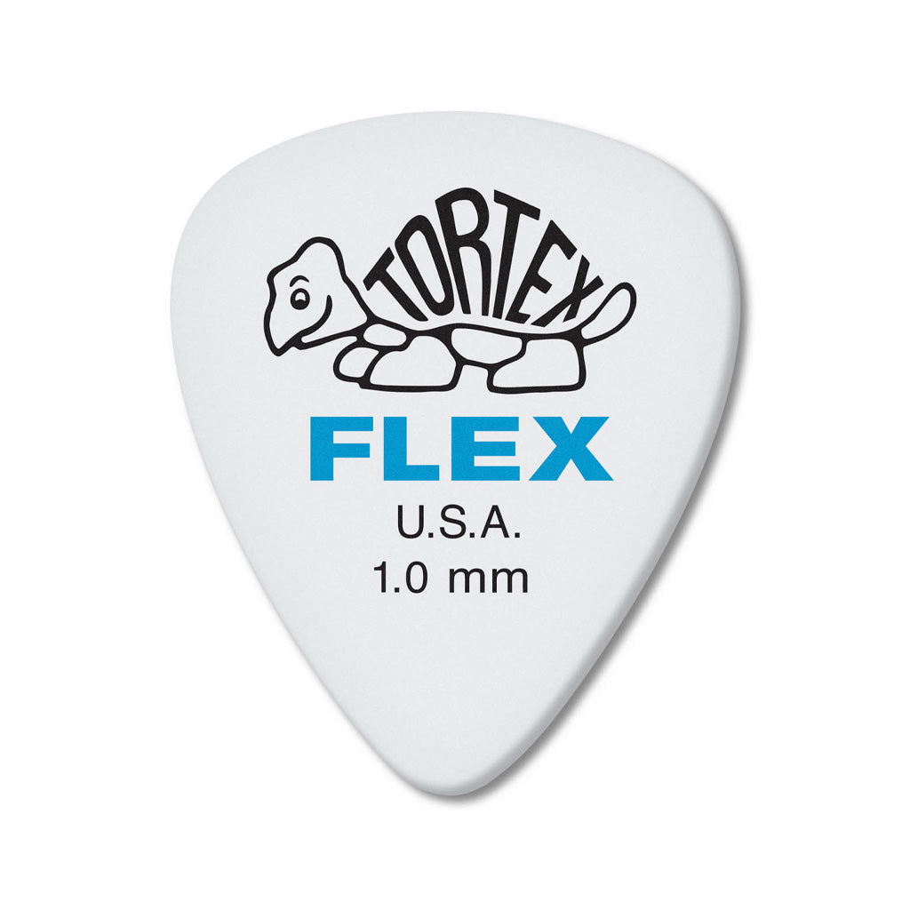 Jim Dunlop 428 Tortex Flex Standard Pick, 1.00mm, 12-Pack
