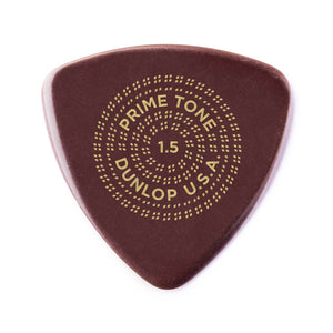 Jim Dunlop 513 Primetone Triangle Smooth Pick, 1.5mm, 3-Pack