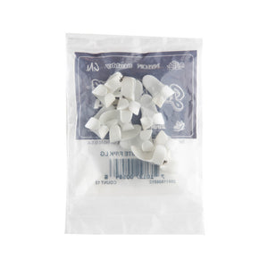 Jim Dunlop Plastic Fingerpick, White, Large, 12pcs