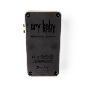 Jim Dunlop CBM105Q Cry Baby Bass Mini Wah Effects Pedal