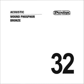 Jim Dunlop DAP32 Phosphor Bronze Acoustic Guitar String, .032