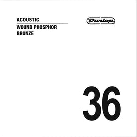 Jim Dunlop DAP36 Phosphor Bronze Acoustic Guitar String, .036