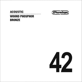 Jim Dunlop DAP42 Phosphor Bronze Acoustic Guitar String, .042