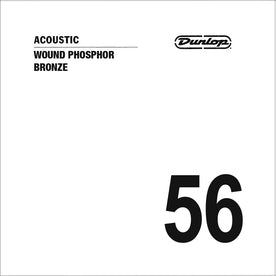 Jim Dunlop DAP56 Phosphor Bronze Acoustic Guitar String, .056