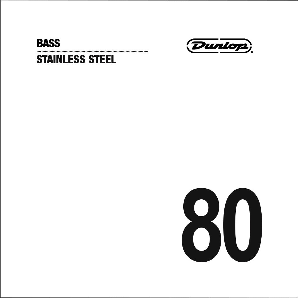 Jim Dunlop DBS80 Stainless Steel Bass String, .080