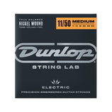 Jim Dunlop DEN1150 Nickel-plated Steel Electric Guitar Strings, Medium Top/Heavy Bottom, 11-56