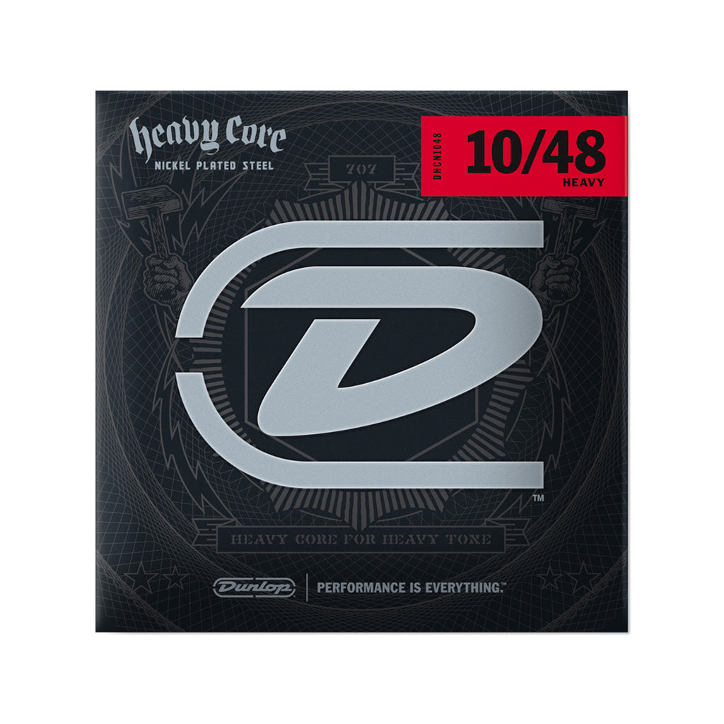 Jim Dunlop DHCN1048 Heavy Core Electric Guitar Strings, 10-48