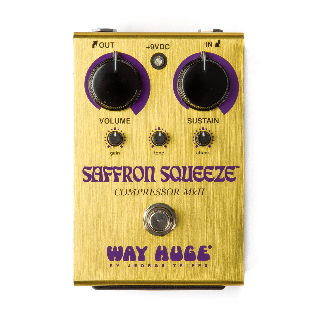 Way Huge WHE103 Saffron Squeeze Compressor Guitar Effects Pedal