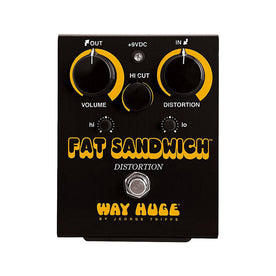 Way Huge WHE301B Fat Sandwich Distortion Guitar Effects Pedal, Black (Limited Edition)