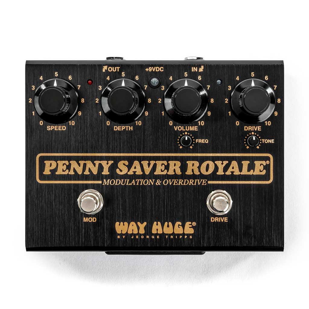 Way Huge WHE901 Penny Saver Royale Modulation & Overdrive Guitar 