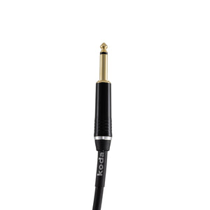 koda plus KIC10 Straight-Straight Instrument Cable, 10ft, Black