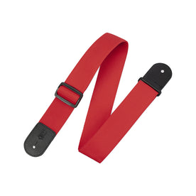 Levy's M8 2inch Polypropylene Guitar Strap, Red
