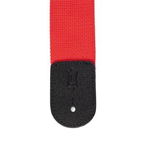 Levy's M8 2inch Polypropylene Guitar Strap, Red