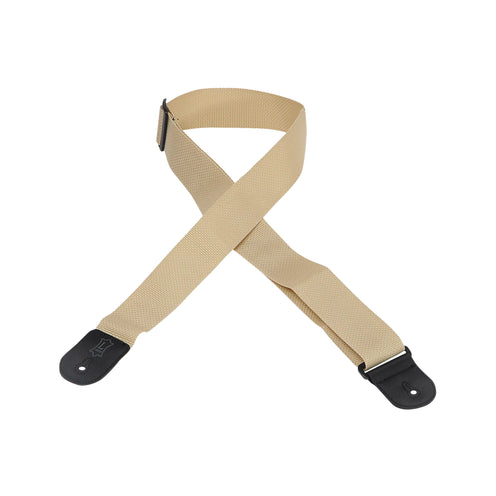 Levy's M8 2inch Polypropylene Guitar Strap, Tan