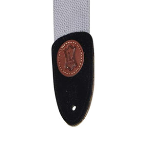 Levy's MSSC8 2inch Cotton Guitar Strap, Grey