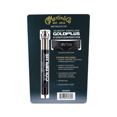 Martin 18A0059 Thinline Gold Plus VTII Acoustic Guitar Pickup System