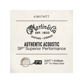 Martin 41M17HTT Authentic Acoustic SP Acoustic Guitar Single String, .017