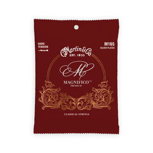 Martin M165 Classical Magnifico Premium Guitar Strings, Hard Tension, 26-43