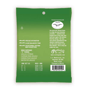 Martin M605 Ukulele Premium Polygut Strings, Soprano