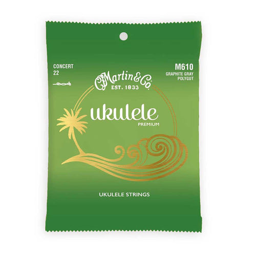 Martin M610 Ukulele Premium Polygut Strings, Concert