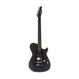Manson Guitar MB-1 New Era Sustainiac Electric Guitar, Ebony FB, Dry Satin Black