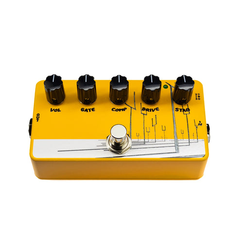 Manson Guitar Works ZVEX Origin of Symmetry Fuzz Factory Guitar Pedal, Screen Print