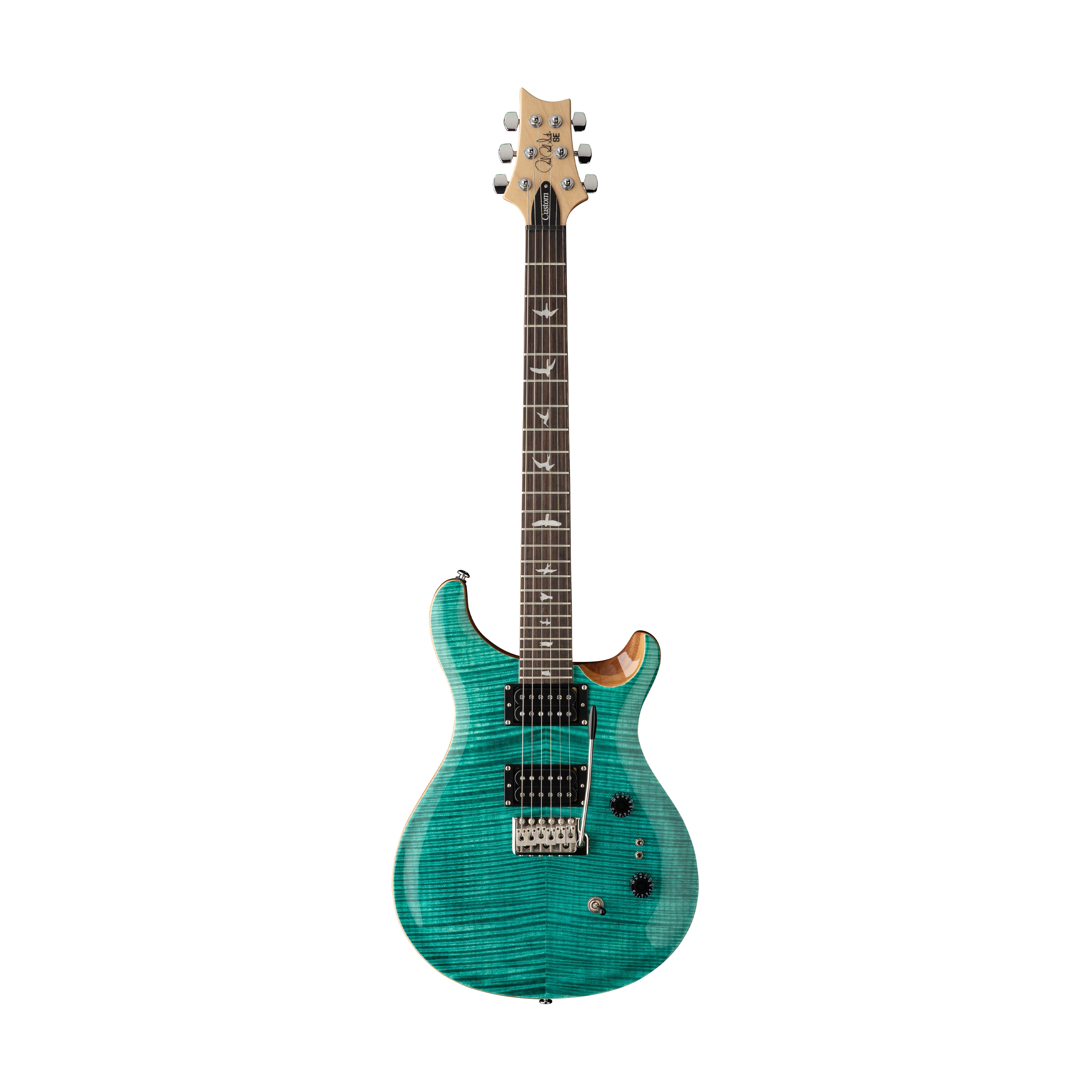 PRS SE Custom 24-08 Electric Guitar w/Bag, Turquoise – Dawsons