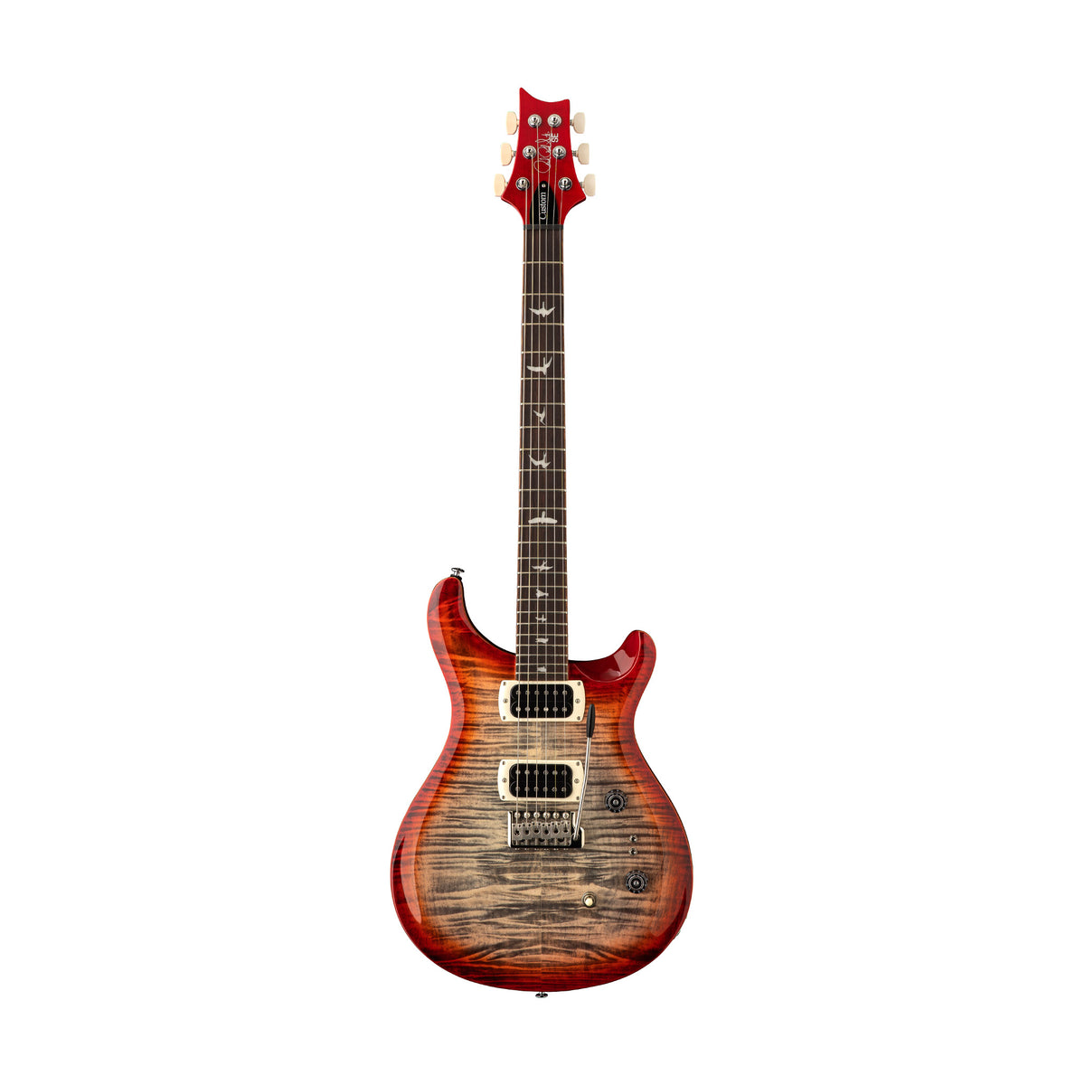PRS SE Custom 24-08 Electric Guitar, Charcoal Cherry Burst – Dawsons