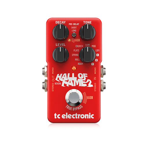 reverb guitar pedal TC Electronic Hall of Fame 2 Reverb Guitar Effects Pedal – Dawsons