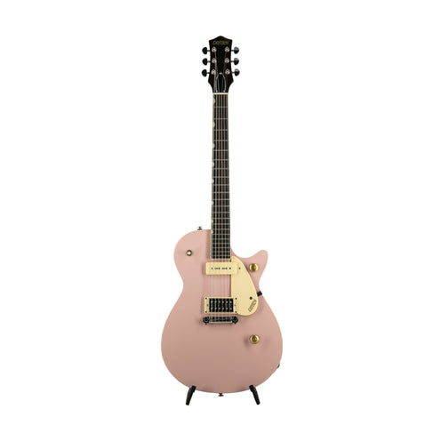 Gretsch G2215-P90 Streamliner Junior Jet Club Electric Guitar, Laurel FB, Shell Pink, ISG22041XXXX
